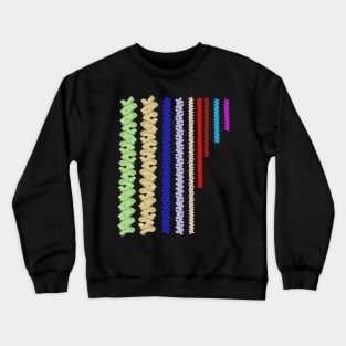 abstract stripes pattern Crewneck Sweatshirt